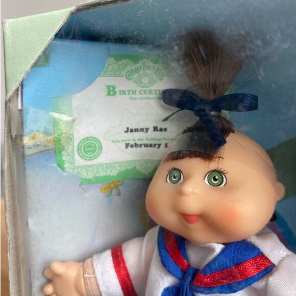 1995 NIB Cabbage Patch Baby Mini Dolls Collectible Janny Rae and Kacy Maude - Picture 2 of 8